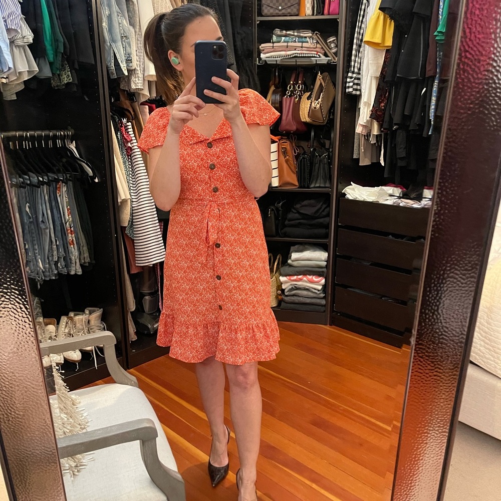 Orange Summer Dress